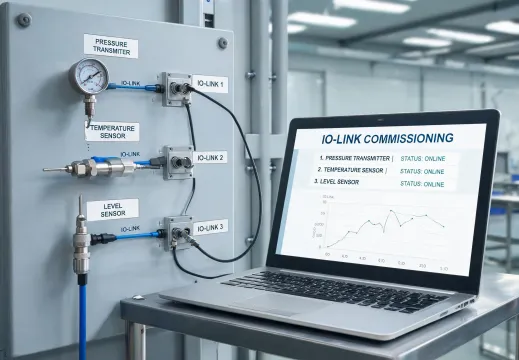 Sensor commissioning panel