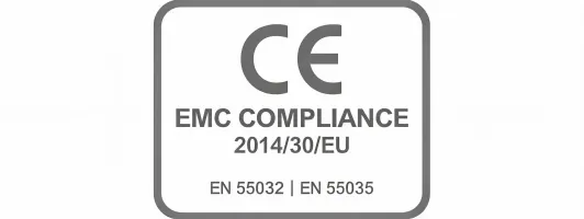 CE EMC compliance badge