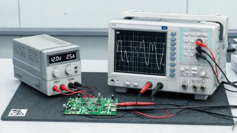 Electronics manufacturing test bench